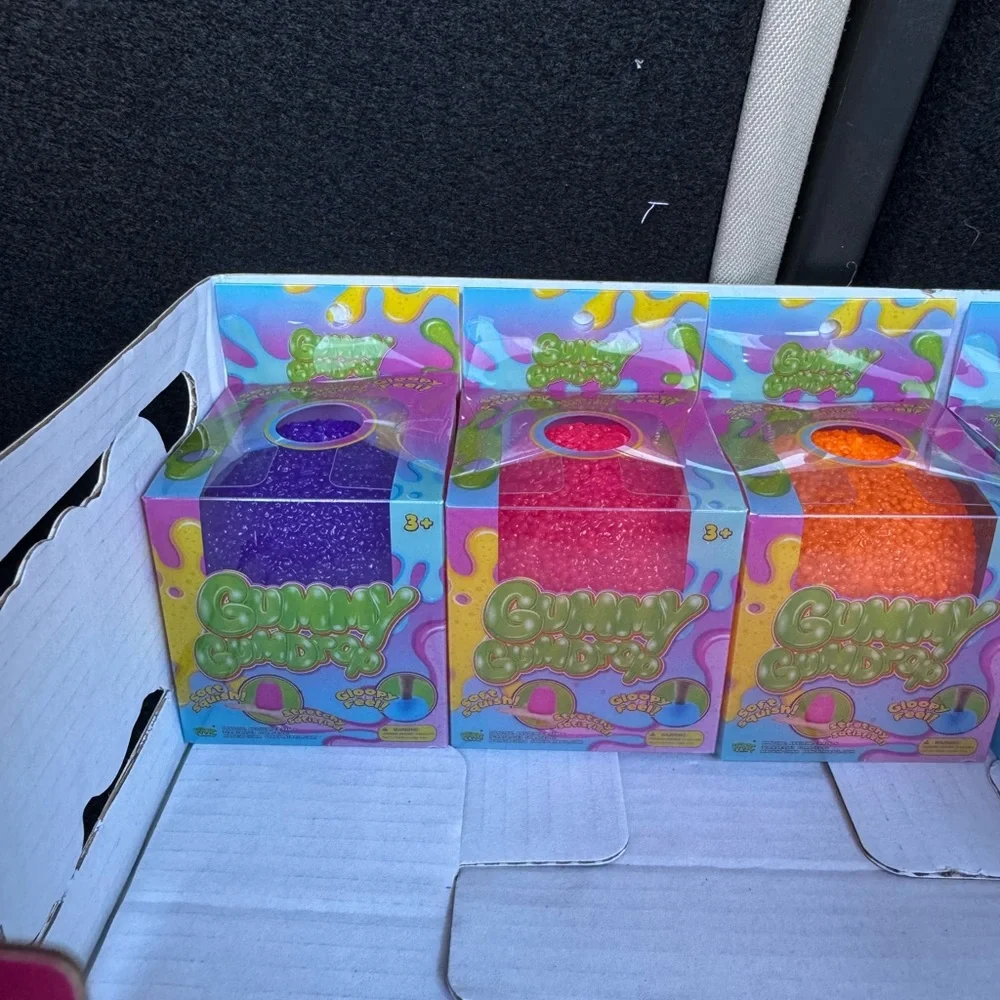 Gummy Gum Drops - Purple, Pink, Orange, Blue (Not Needoh)
